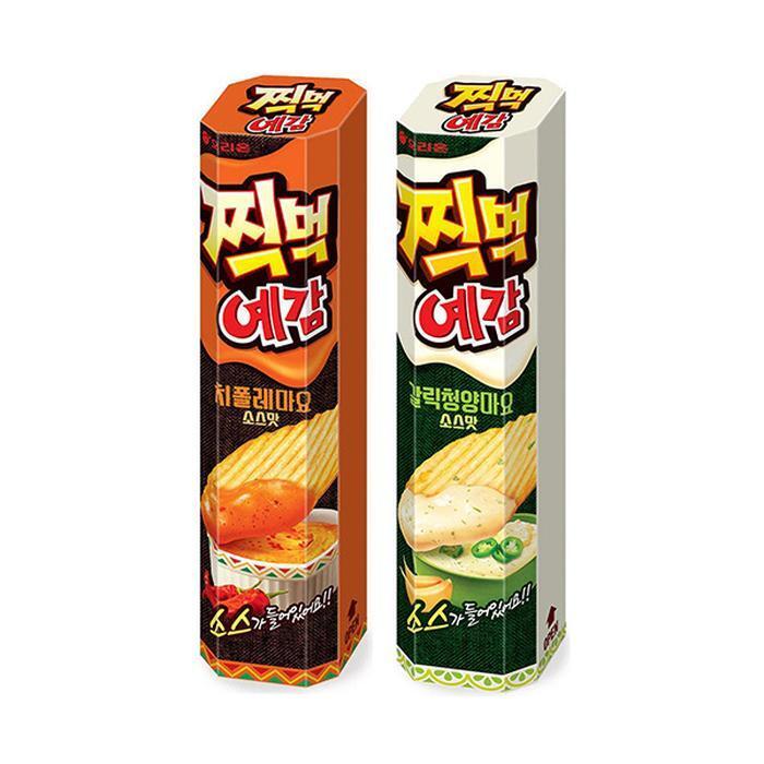 셀러허브 식품 오리온 찍먹 예감 갈릭청양마요10개+치폴레마요10개 76g 20개