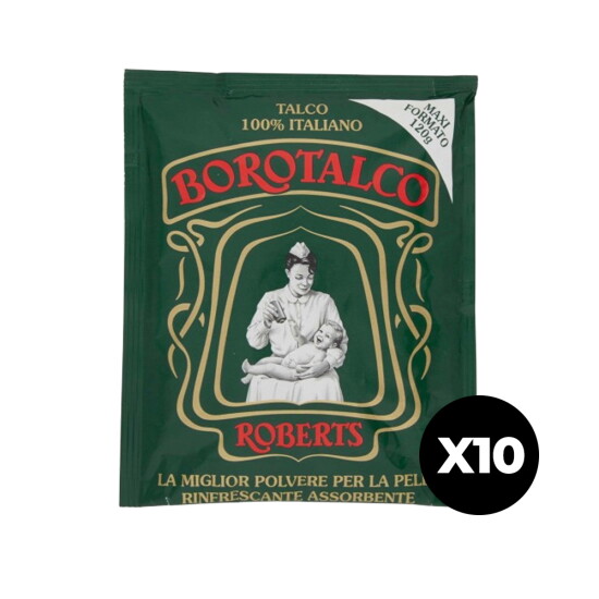 [보로탈코(해외직구)]borotalco 바디파우더 리필용 120g× 10개