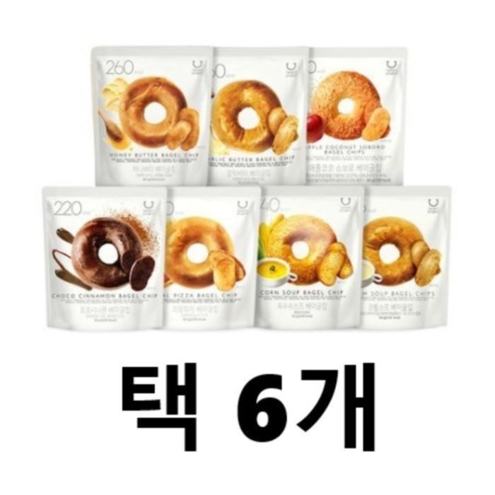 셀러허브 식품 딜라이트 프로젝트 베이글칩 7종 택6개 갈릭 허니 피자 초코 옥수수 크림
