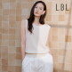 [LBL]26SS 프렌치린넨 블렌디드 슬리브리스 니트 3종