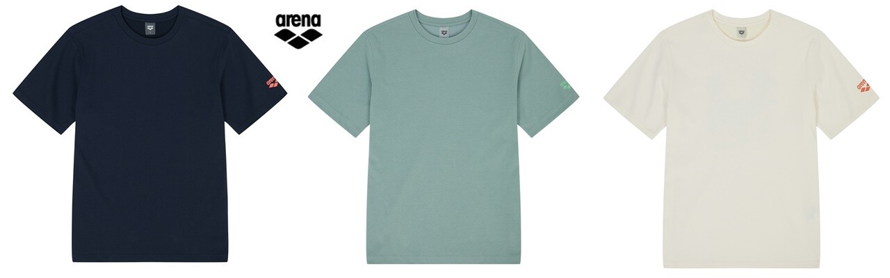 아레나 통기성이 좋은 트로피카나 반팔티셔츠 S4MC1RT06-3종