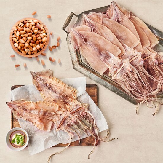 [바다원] 동해안 마른오징어 5미 (300g) 국내산