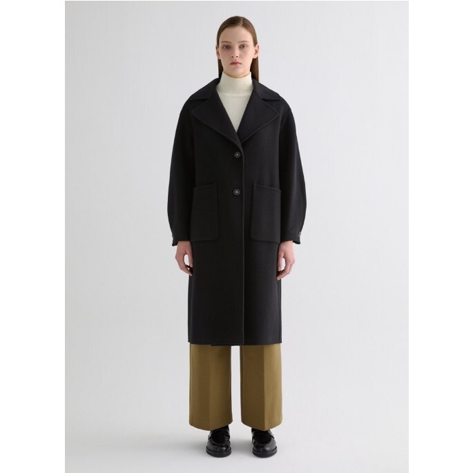 쉬즈미스 울 캐시미어 블렌드 핸드메이드 롱코트 (SWHCTO41110)