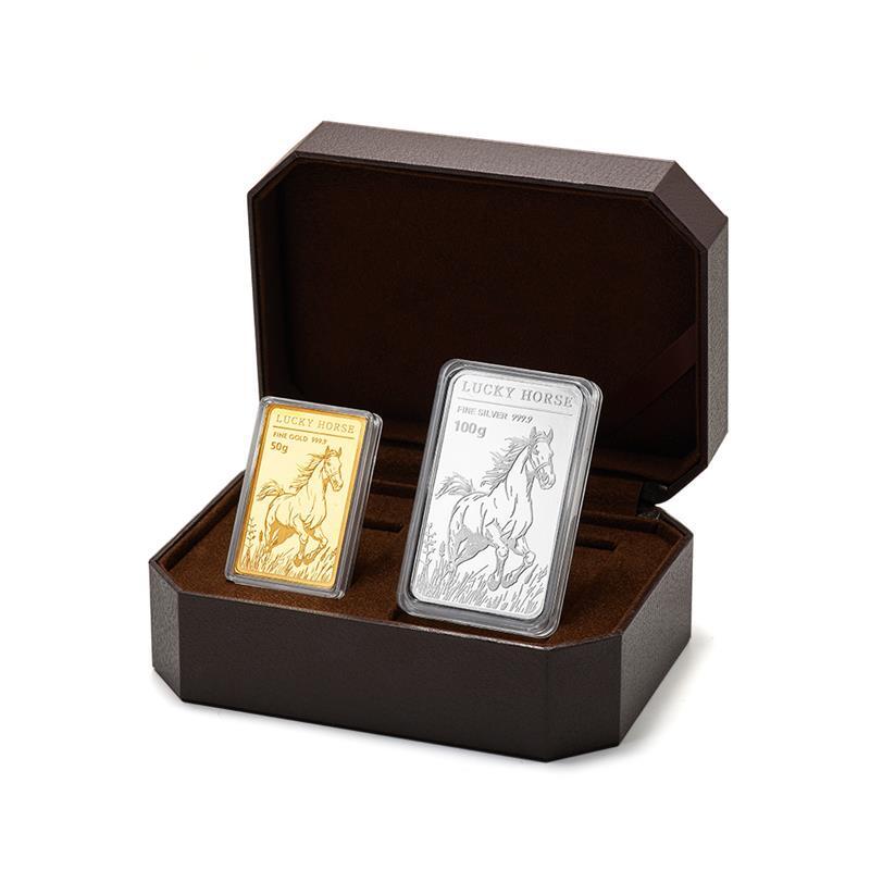 삼성금거래소 삼성금거래소 [삼성금거래소] 금은보화 골드바 실버바 세트(말 골드바 50g + 말 실버바 100g)