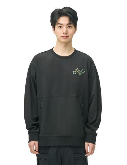 상세참조 오프로드 (기모X)공용 숄더 배색 긴팔티 5JC5304