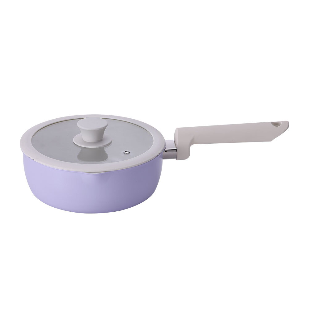 밀양본차이나 [쿠안] IH멀티포트_크림라벤다 (유리뚜껑포함)_20cm