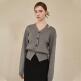 [누브][10/30 예약배송][누브] V-Neck Cut Out Cardigan - M. Gray