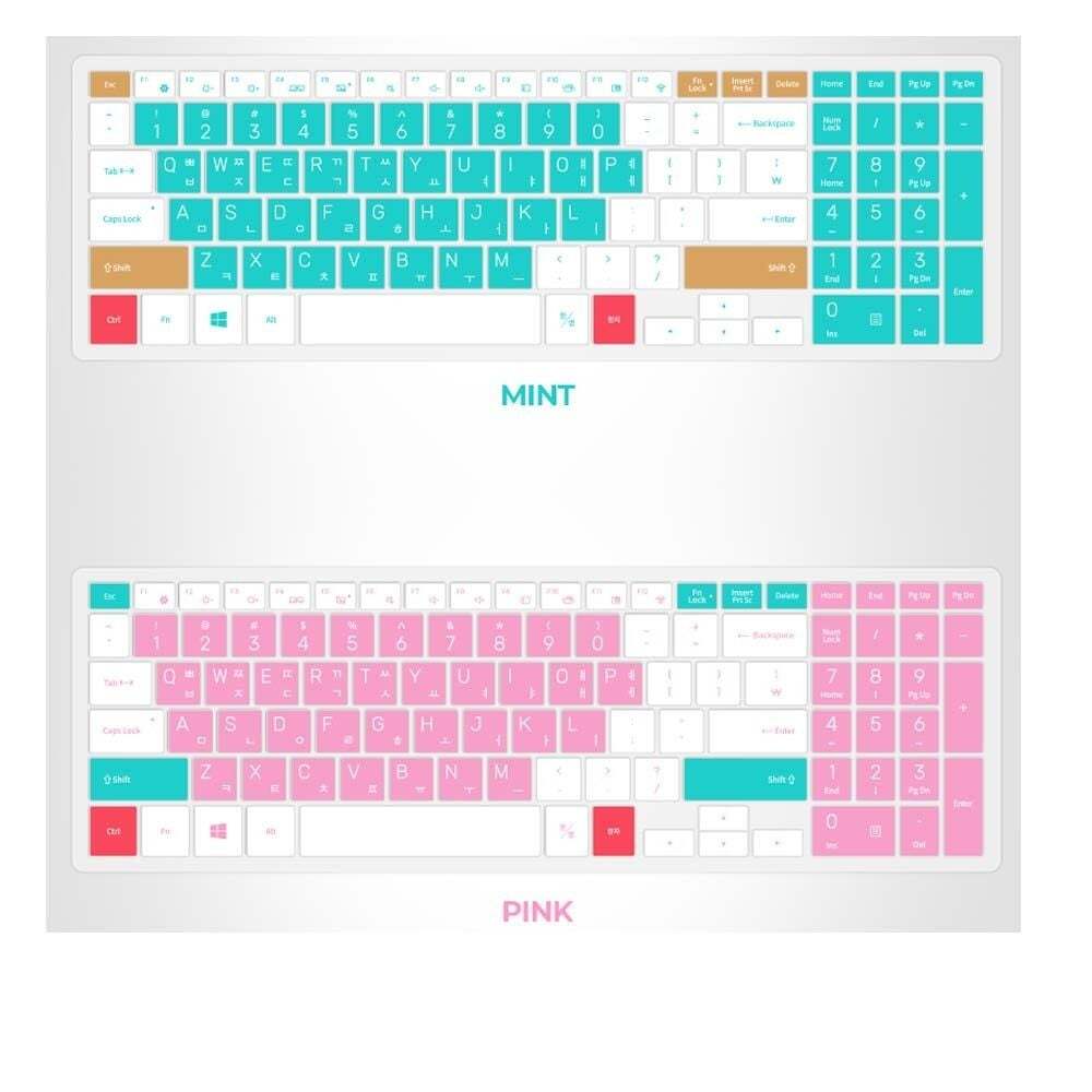 카라스인터내셔널 에이치플러스몰 노트북5 metal NT560XBE 노트북 마카롱 문자키스킨