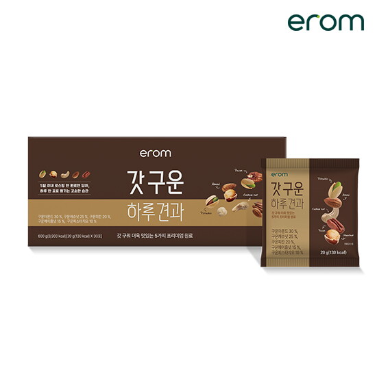 [이롬]이롬 갓 구운 하루견과 1박스 (20g x 30포)