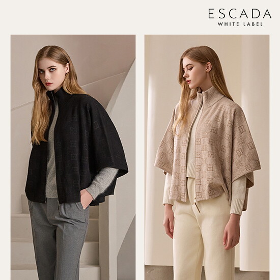 [에스까다]O ESCADA 25FW 여성 캐시미어 블렌디드 니트 케이프