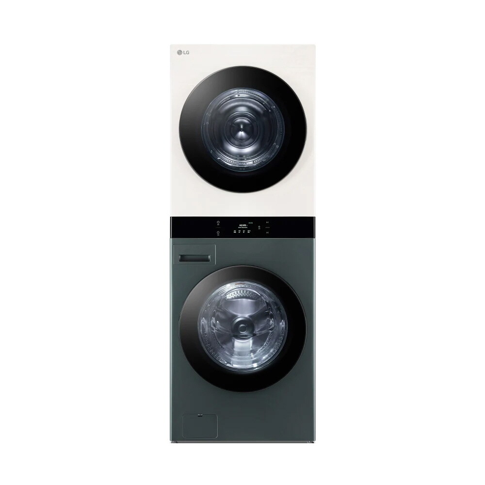 LG전자 [렌탈]LG전자 [LG] 트롬 오브제컬렉션 워시타워 네이처그린/베이지 (WL21GEN.AKOR)/60개월 의무사용