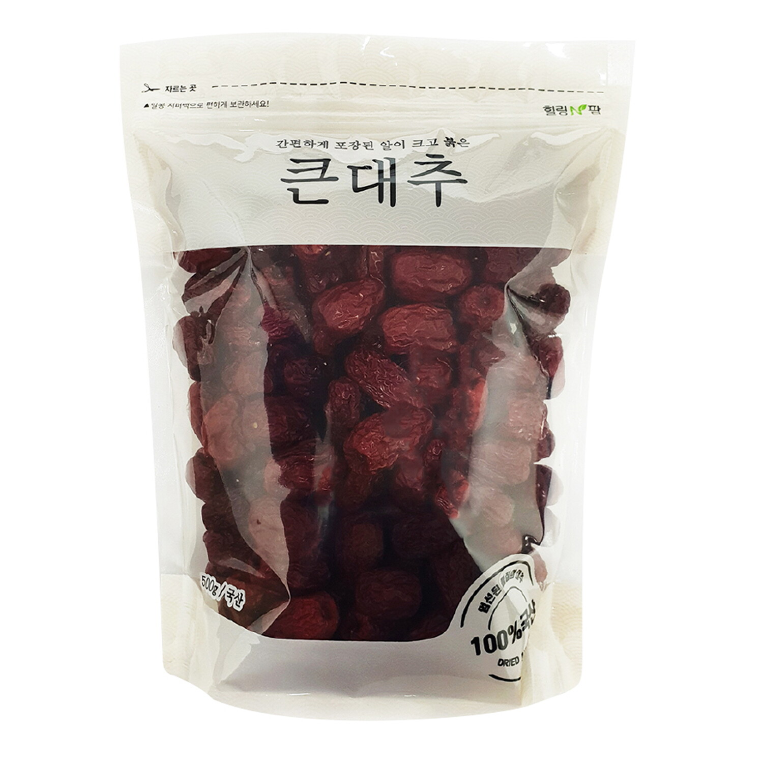 강원약초농산 (힐링앤팜) 국산 말린 큰대추 500g