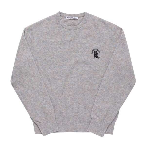 아크네 라프리마 아크네스튜디오 B60293 LIGHT GREY BROWN MELANGE 남성 니트