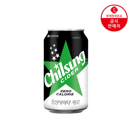 [롯데칠성](본사직영) 칠성사이다 제로 355ml 24캔