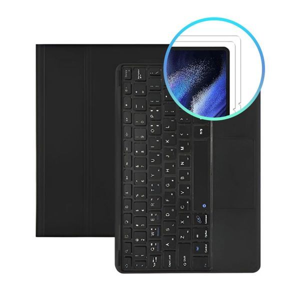 알티피아 [하프클럽/알티피아]샤오미 레드미 패드 SE 11 터치패드 키보드 케이스 강 블랙 필름 2매