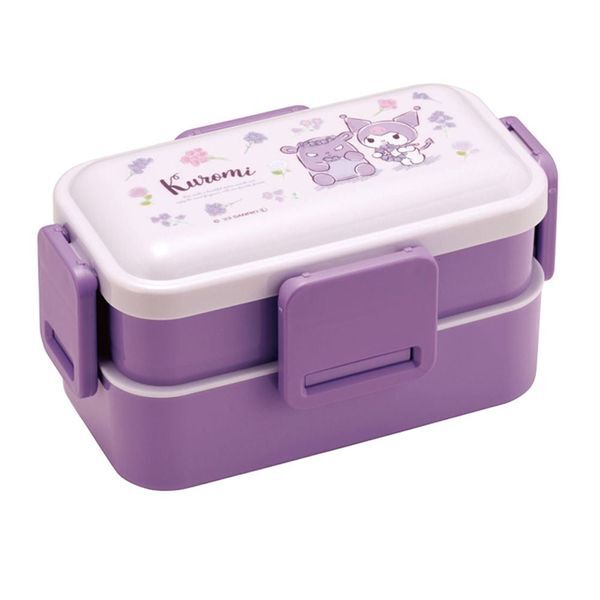 알티피아 알티피아 [하프클럽/알티피아]도시락 쿠로미 플라워리스 돔형 2단 런치 도시락통 600ml