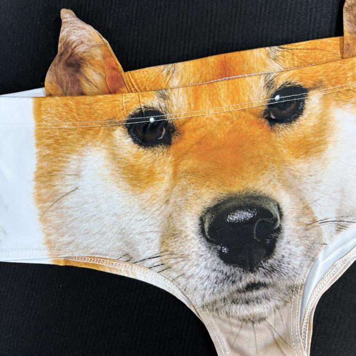 셀러허브 언더웨어 물끄럼 시바견 웃긴 팬티 킹받는 속옷 쓸데없는 쓸모없는 웃긴 선물 신박한