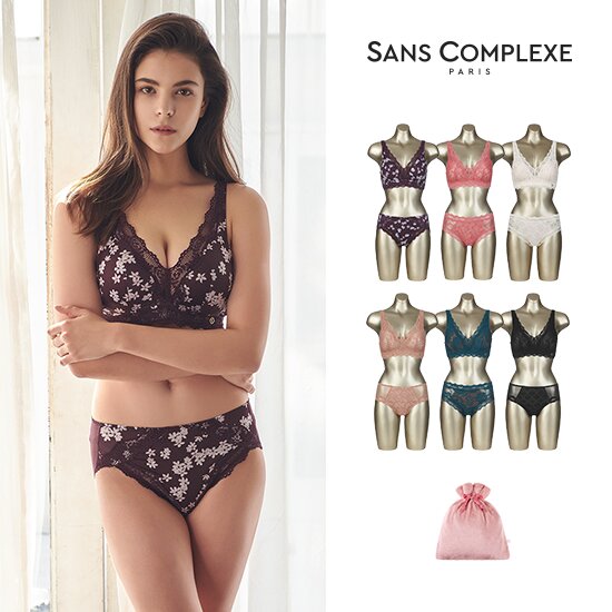 [SANS COMPLEXE] 상콤플렉스 아리안 판타지 브라팬티 6SET(+플리스백 1종)