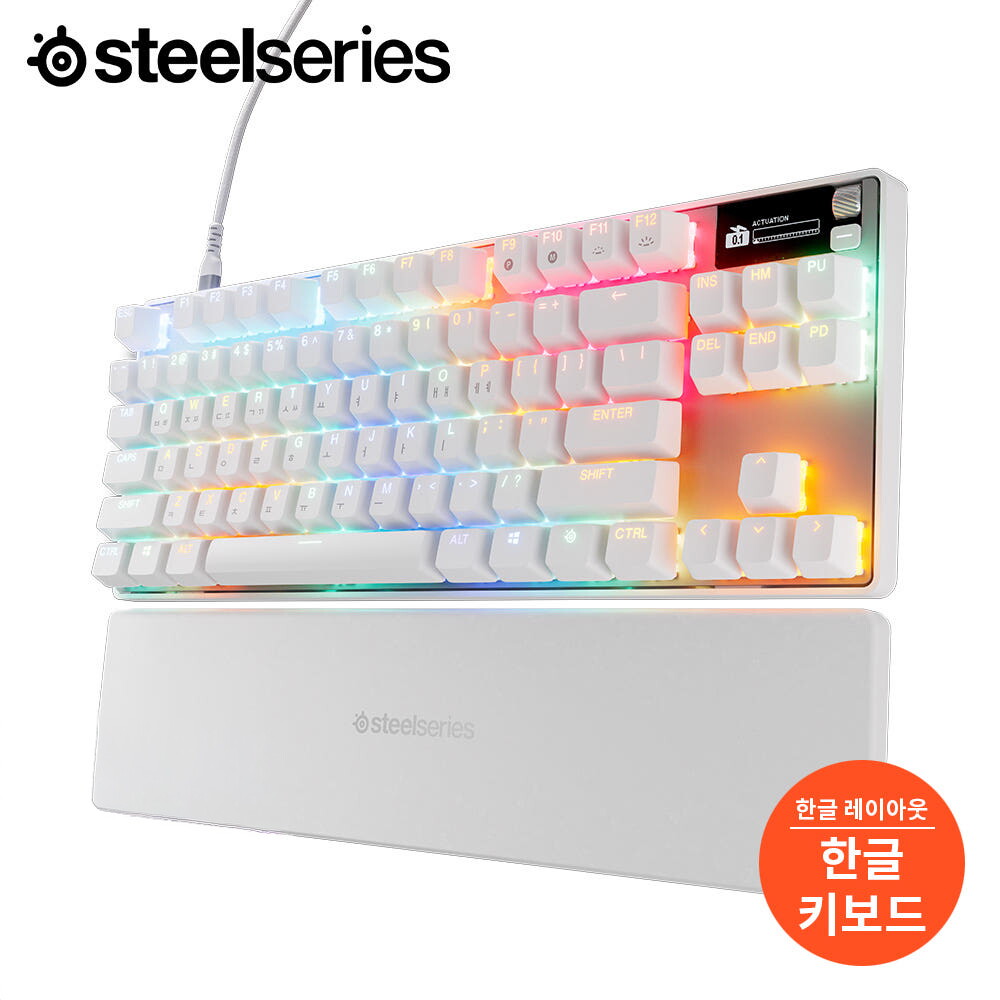 스틸시리즈 스틸시리즈 Apex Pro Gen 3 TKL KR 자석축 게이밍 키보드 2년보증AS