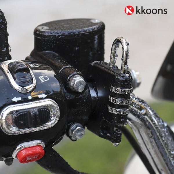 OEM 기타 헬멧 잠금장치 자전거 킥보드 오토바이 걸이 헬멧락 비밀번호형 자물쇠