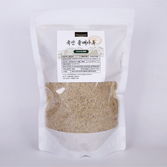 [알뜰총각][알뜰총각][500g] 너래안 100% 국내산 들깨 들깨가루 500g(지퍼백)