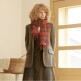 [아브라함문]아브라함문 메리노울 머플러 25cm - 앤틱 로얄 스튜어트