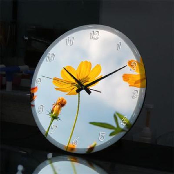 꾸밈 교보문고 꾸밈 nj230-LED시계액자35R 황화코스모스