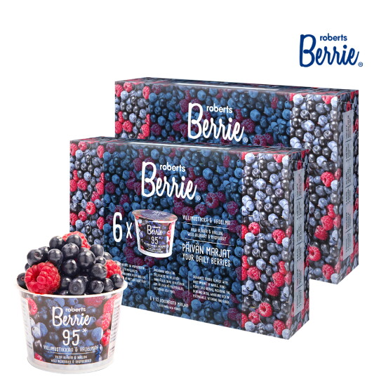 [로버츠베리에]로버츠베리에 빌베리&라즈베리 95 2box(100ml x 12팩)