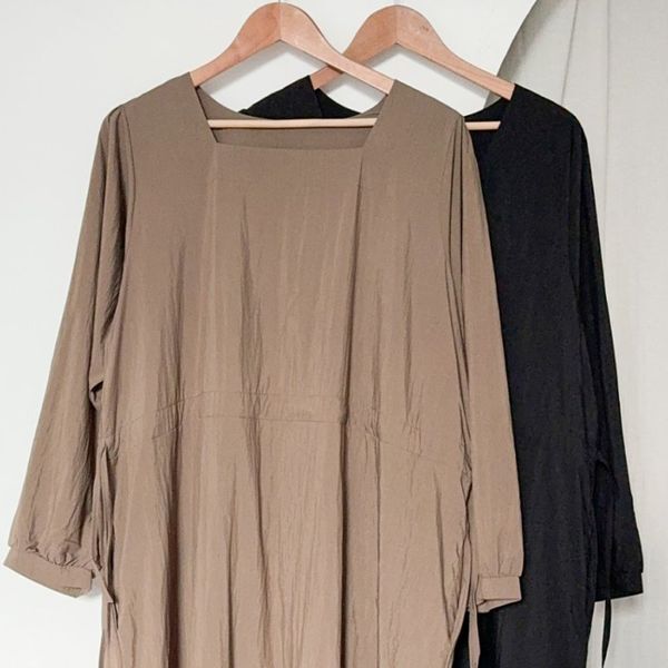 시드마켓 [하프클럽/시드마켓]비아스퀘어넥루즈원피스 411T253S 빅사이즈 여성 510