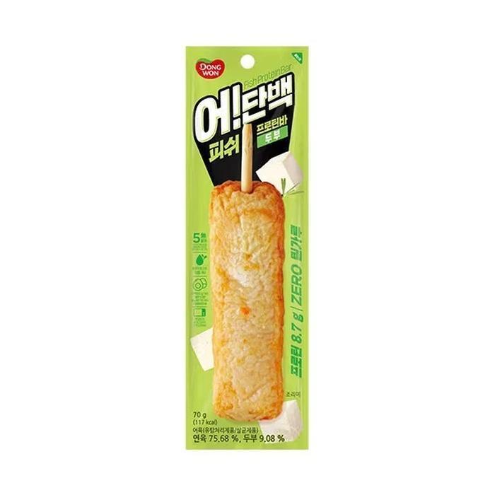 셀러허브 식품 동원 어단백 피쉬프로틴바 두부 70g x 10개_