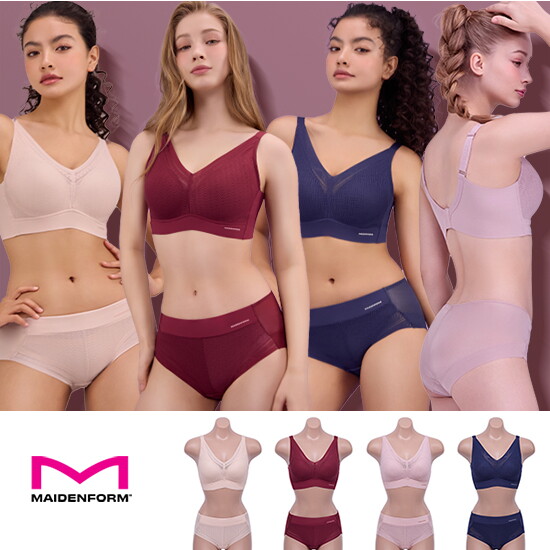 [메이든폼]메이든폼 MAIDENFORM 메이크업스킨핏 브라팬티 4세트