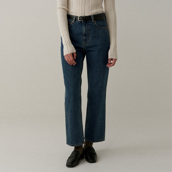 [블랭크공삼][블랭크03] classic cropped jeans (classic blue)