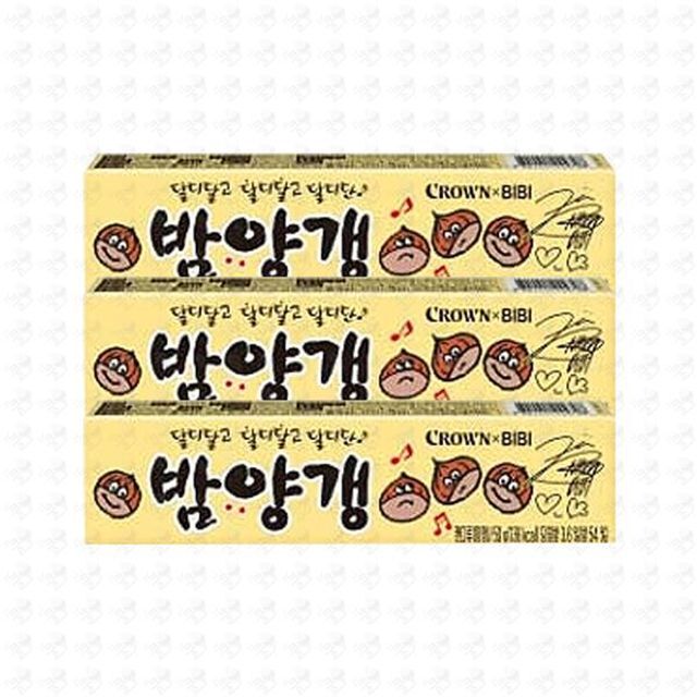 오너클랜 3개 빅 밤양갱 50g 추억의간식 밤맛 건강간식 밤양갱