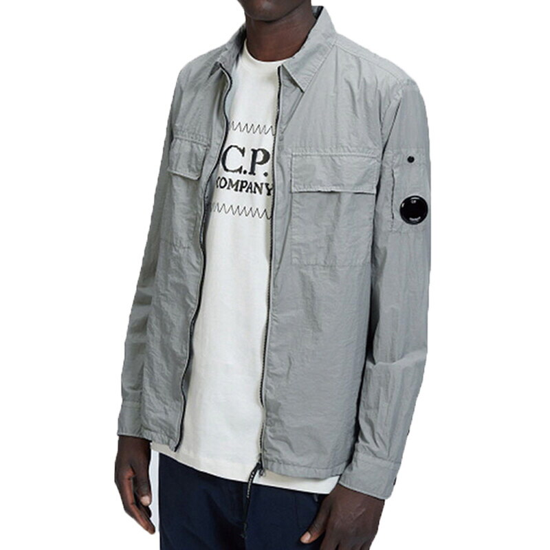 CP컴퍼니 [명품] 씨피컴퍼니 렌즈 타일론 남성 자켓 그레이 11CMSH249A