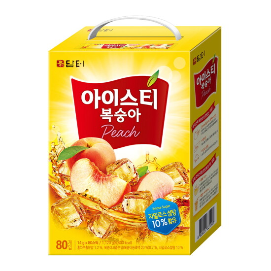 [담터]담터 아이스티 복숭아 80T