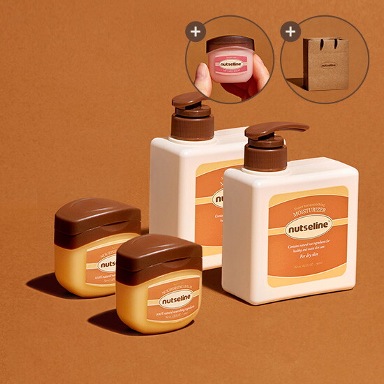[넛세린]슈퍼 넛 너리싱 밤 100ml×2+무향 바디로션 500mlx2