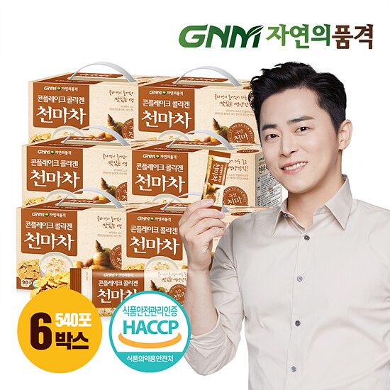 [GNM자연의품격][GNM자연의품격] 콘플레이크 콜라겐 천마차 6박스 (총 540포) / 1포당 20g