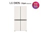 [LG전자][냉동고증정]LG 오브제 4도어 글라스 냉장고 870L[H875GBB011/H875GGA011]