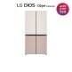 [LG전자][냉동고증정]LG 오브제 4도어 글라스 냉장고 870L[H875GBB011/H875GGA011]