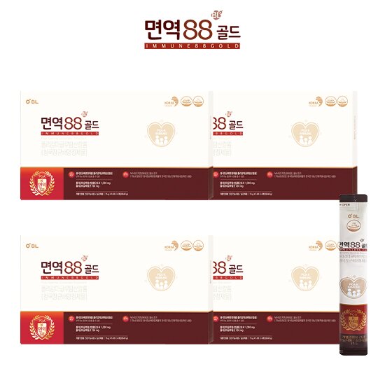 [224포] 면역88골드 4박스 (15g*14포*4개입*4박스)