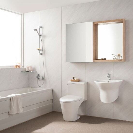 [한샘]★4/19~21 7만상품권★한샘 이지바스3 화이트 리버 공용욕실