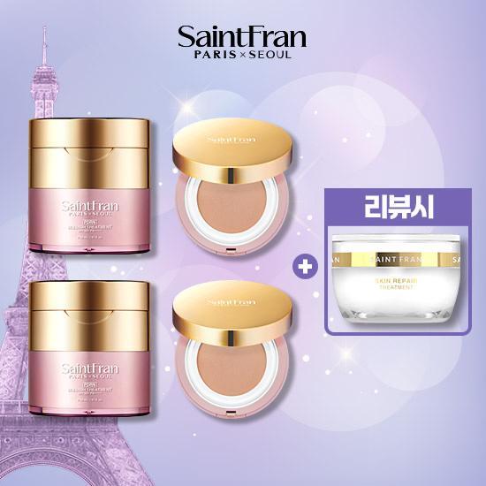 [세인트프랑]25FW 최신상 세인트프랑 블레미쉬 30ml*2개 + 팩트 13g*2개 [리뷰시] 링클 크림 30ml 증정