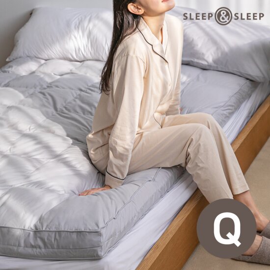 [슬립앤슬립]빵토퍼 부드러운 메모리폼 구스 매트리스토퍼 Q