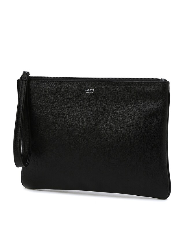 헤지스(아울렛) [헤지스 액세서리]  HJHO5E997BK 선물추천Online 한정판BASIC 블랙 가죽 스트랩 클러치백