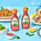 [글루어트][저당]무화당 고추장&초고추장세트(고추장 1병, 초고추장 1병)
