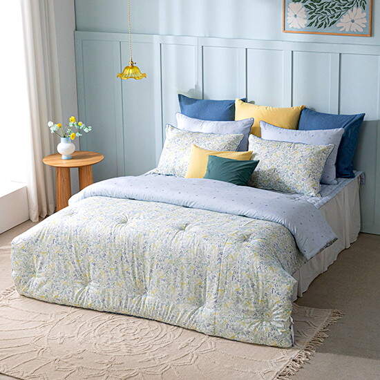 [클라르하임]★백화점 동일[Q]릴리즈가든 프리미엄 텐셀모달100 침구 풀세트 