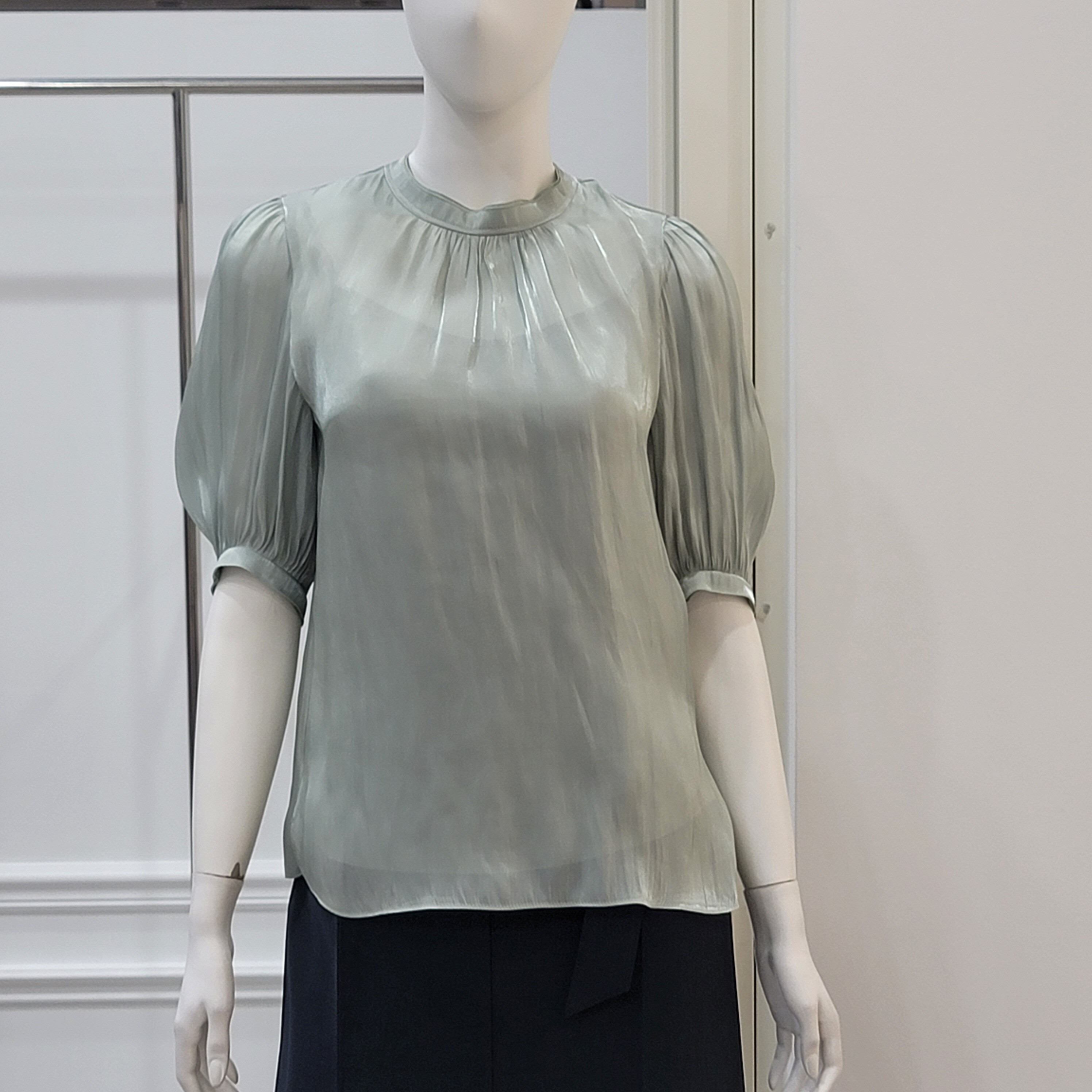 미니멈 (패플) [미니멈]시스루 벌룬 블라우스 (MYBAWB5080 MT)_IC