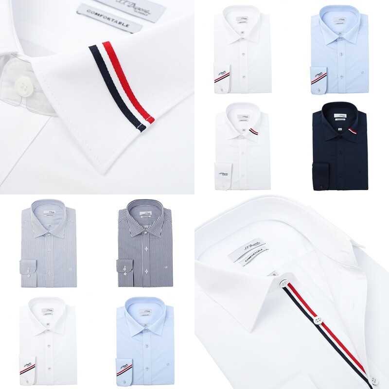 Dupont Shirts [AK분당점] [듀퐁셔츠] 25년도F/W신상품 삼색포인트셔츠 SE5FM12LS907SNY9종