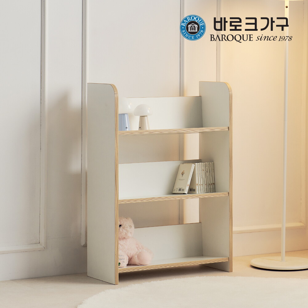 바로크가구 바로크가구 오픈 책장 시리즈 싱글 600 3단 선반