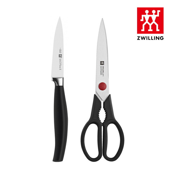 헹켈 헹켈_주방 [즈윌링] 헹켈 독일산가위&과도 2종선물세트 (HK30040-41374)